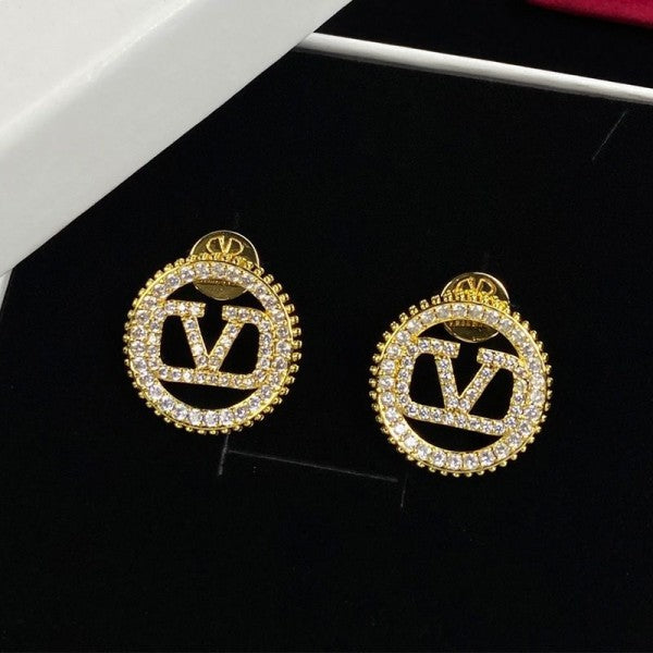 Circle Valentino’ Studs