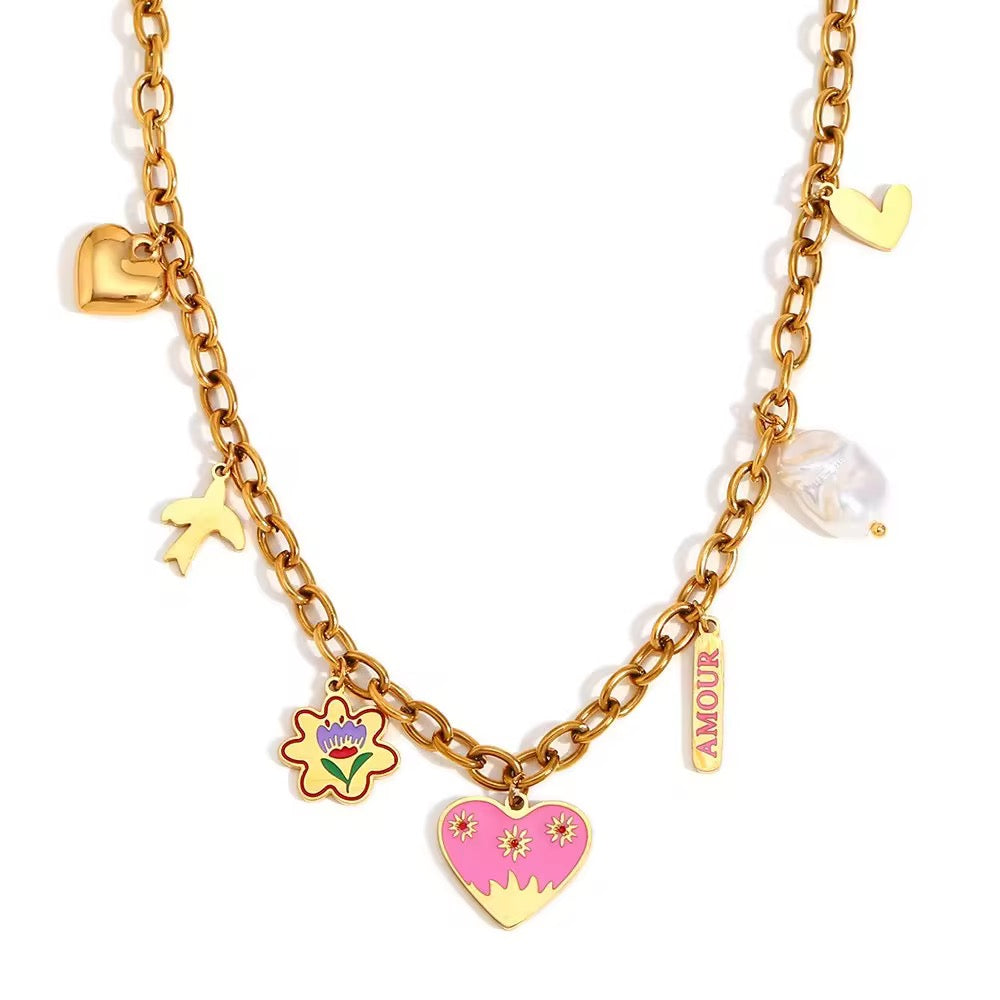 Amour Pearl Necklace
