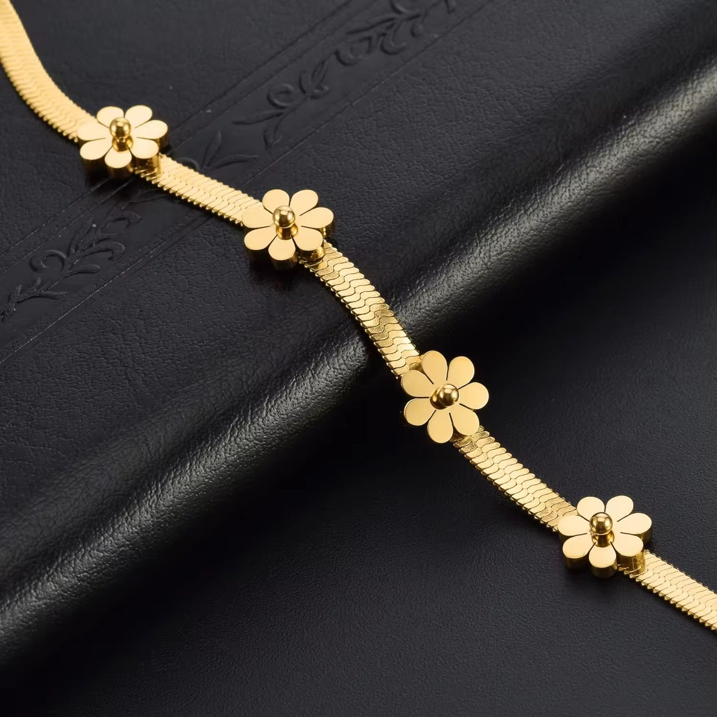 Floral Snake Bracelet