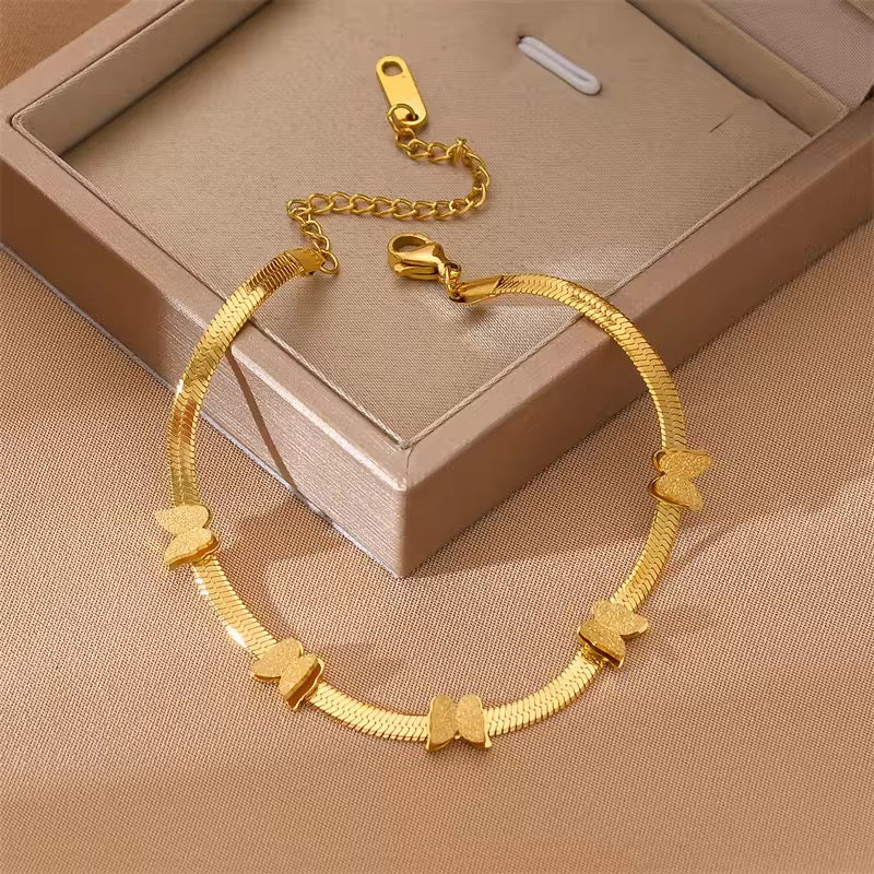 Frosty Butterfly Bracelet
