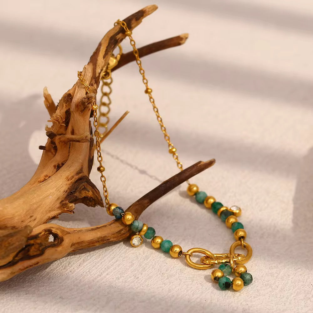 Green Gemstone Bracelet