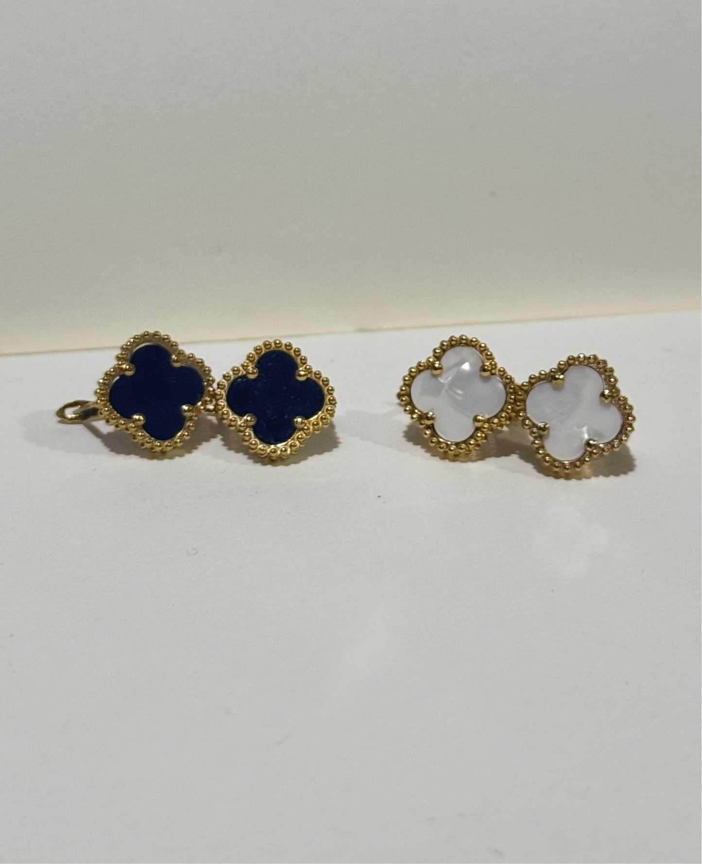 Clasp Clover Studs
