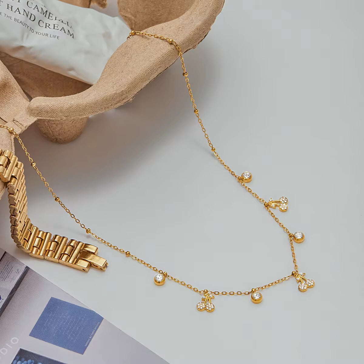 Cherry Charms Necklace