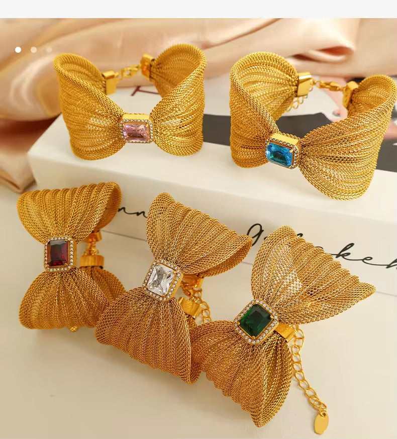 Azure Mesh Bracelet