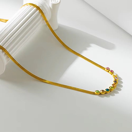 Multicolor Beetles Necklace