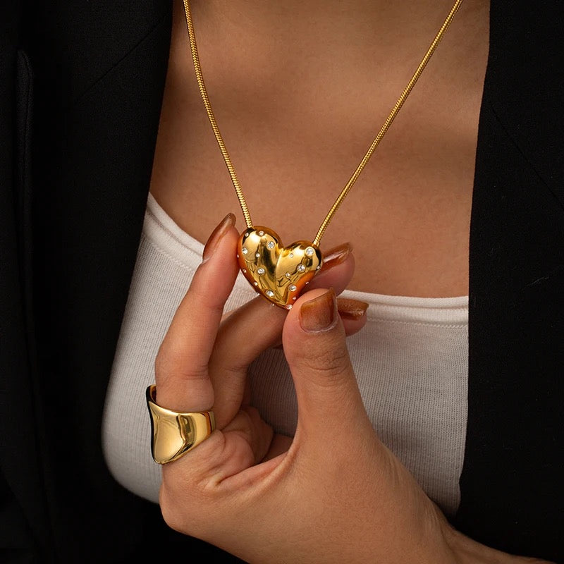 Chunky Heart Necklace