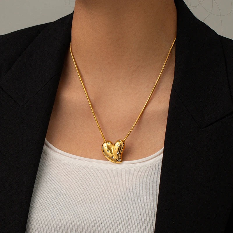 Chunky Heart Necklace