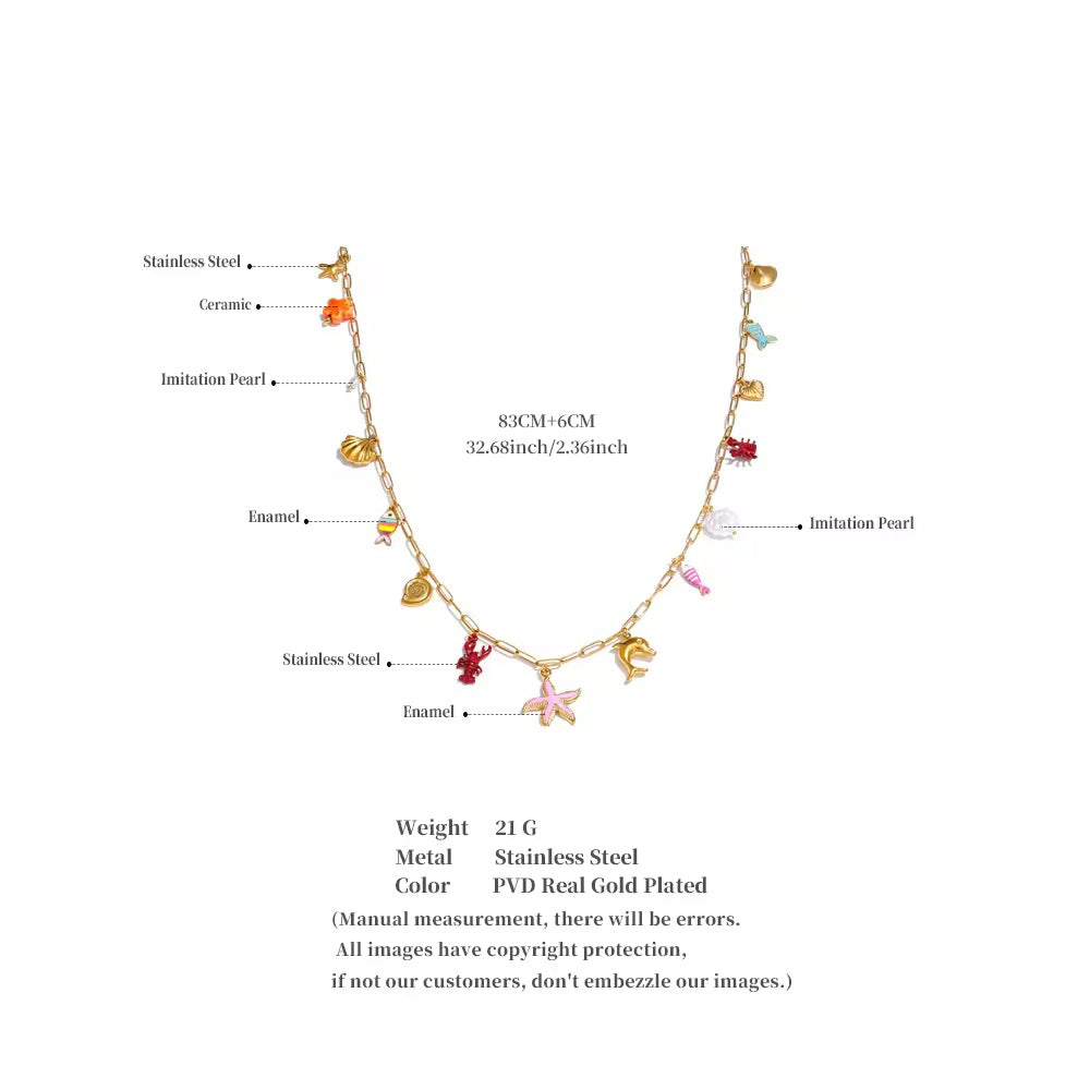 Beach Vacation Necklace