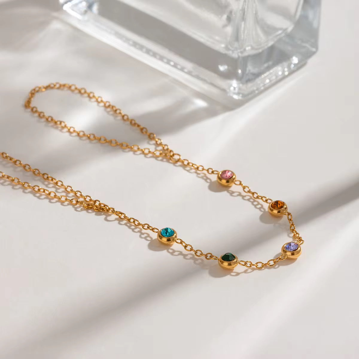 Multicolor Hand Chain Bracelet