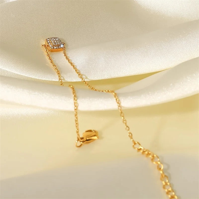 Millie Square Gold Bracelet