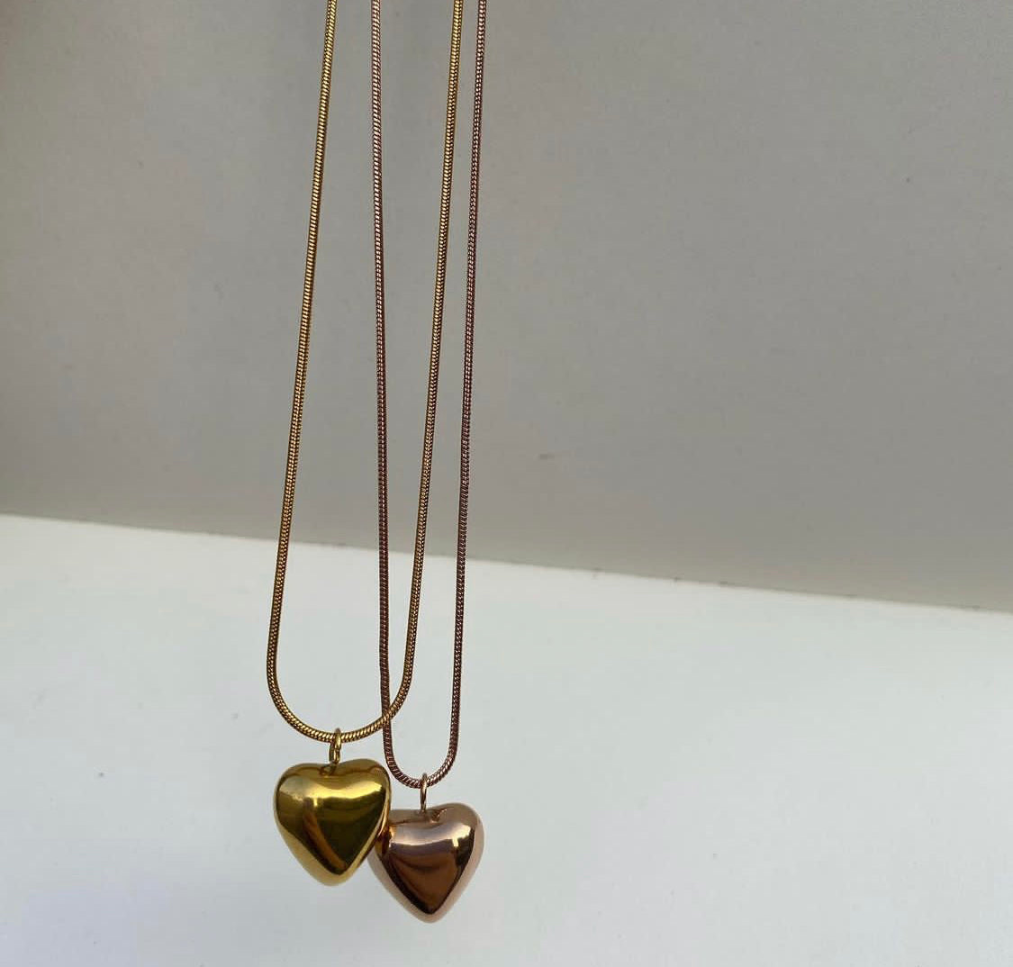 Solid Heart Necklace