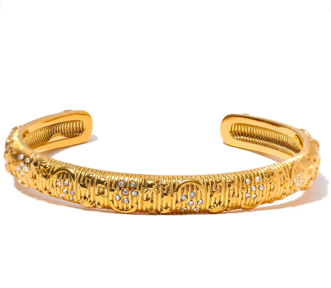 Vintage encrusted Bangle