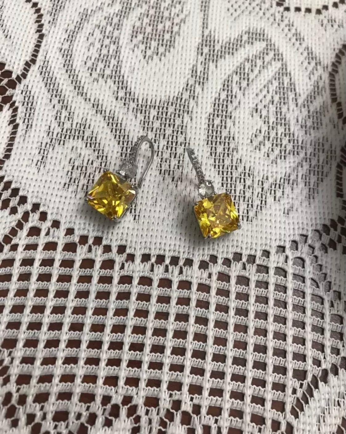 Yellow Elis Earrings