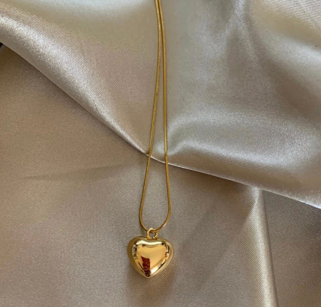 Solid Heart Necklace
