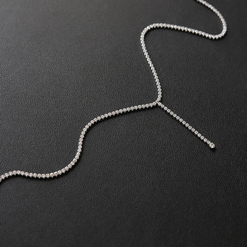 Streamlined Zircon Necklace