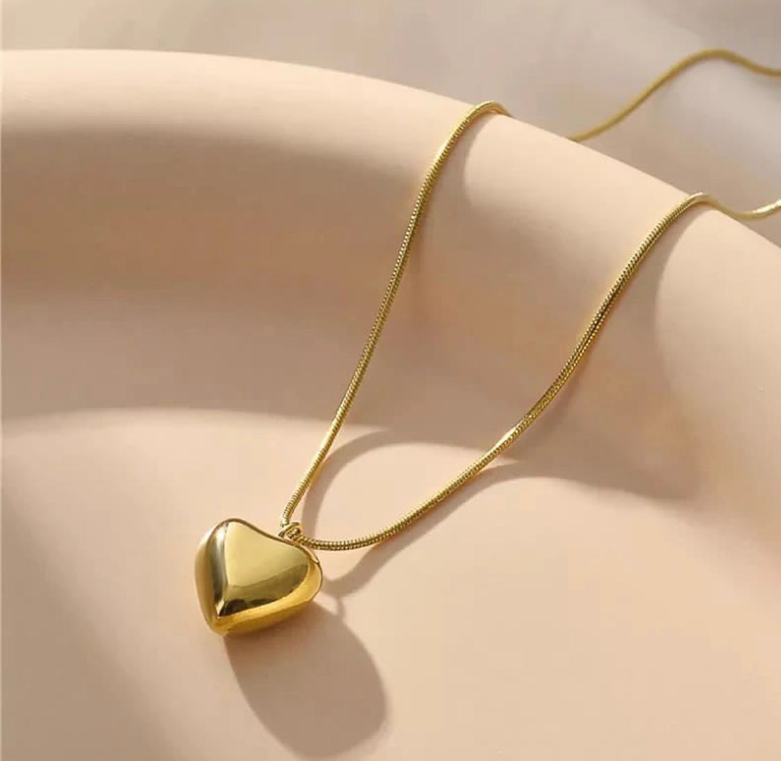 Solid Heart Necklace