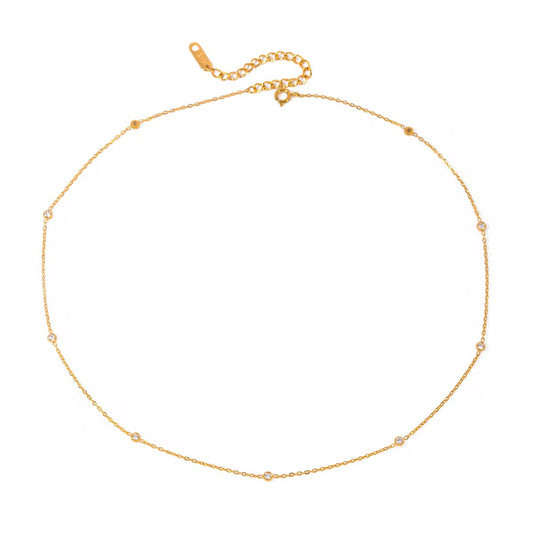 Delicate Zirconia Necklace