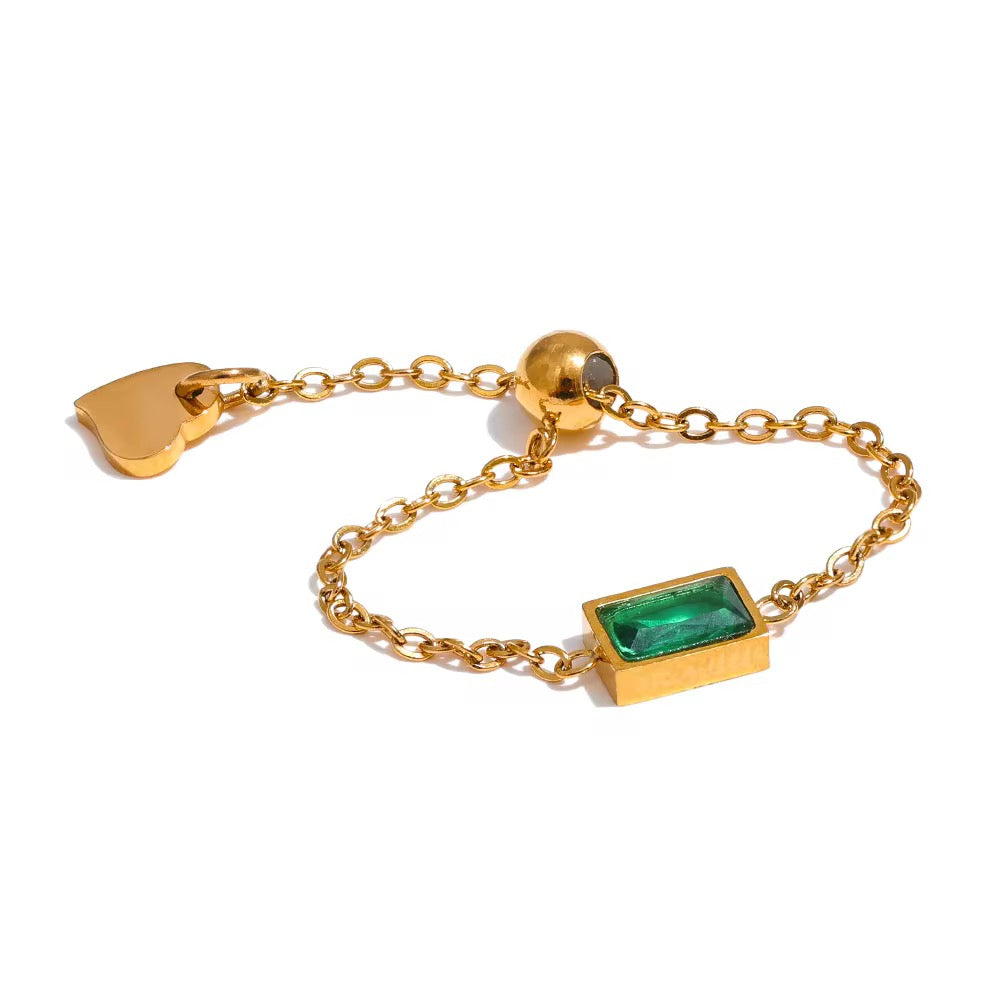 Green Chain Ring