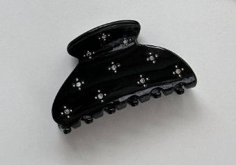 Starry Black Hair Clip