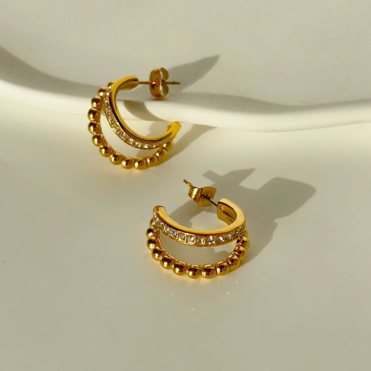 Deffy Gold Hoops