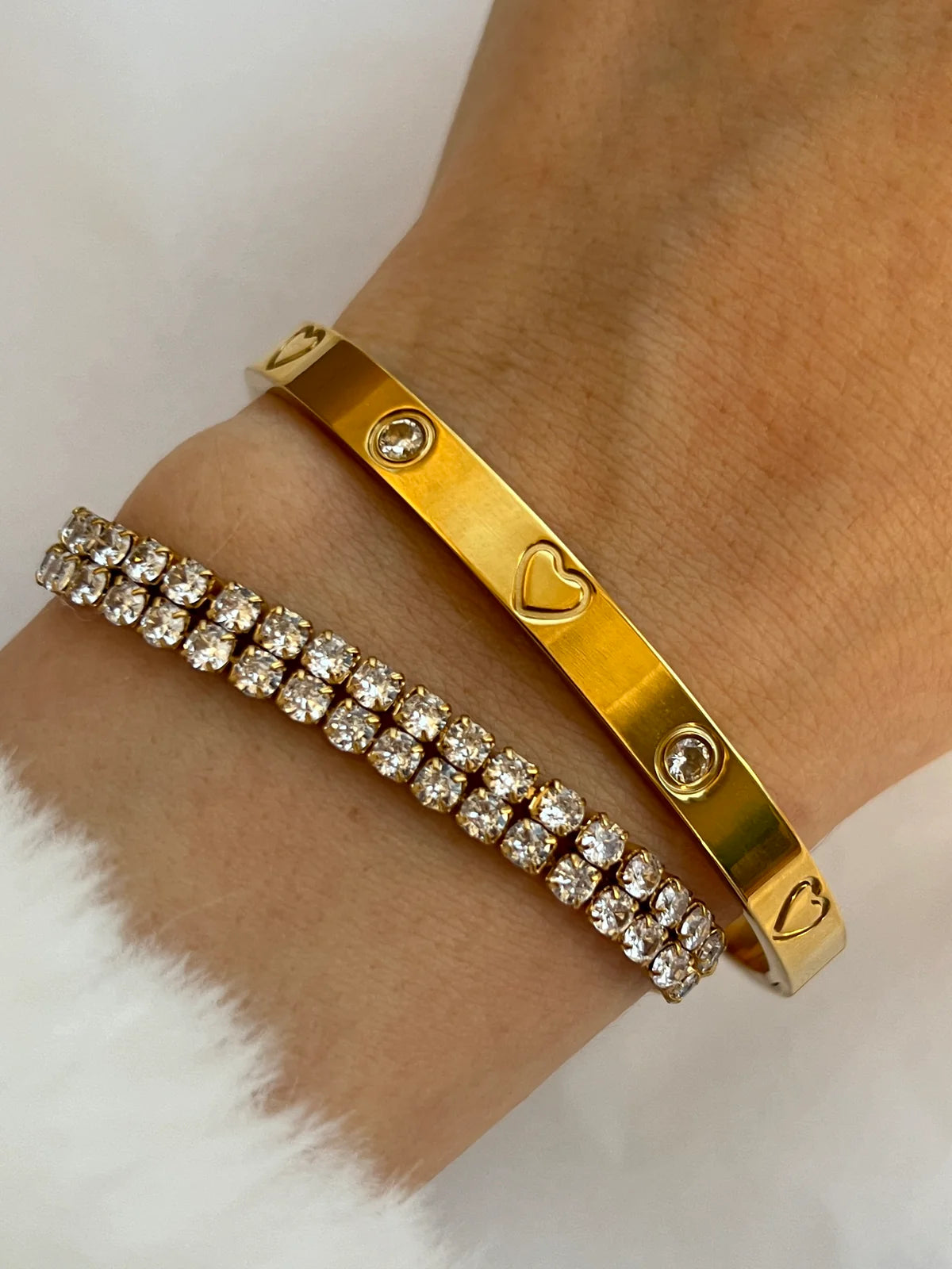 Adorn Double Tennis Bracelet