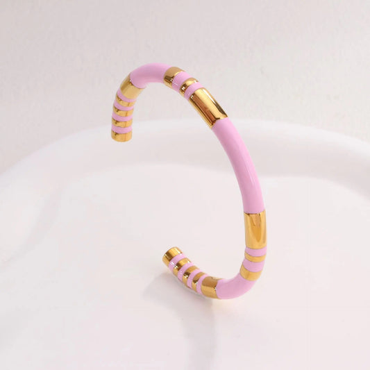 Baby Pink Bamboo Bangle