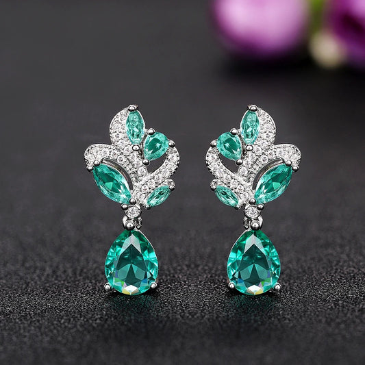 Ferozi Zirconia Earrings