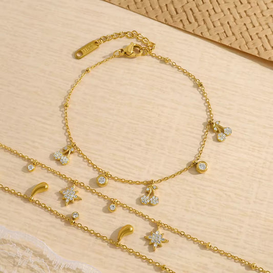Cherry Charm Bracelet