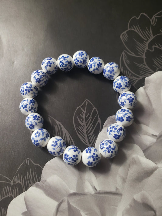 Porcelain Blue Handmade Bracelet