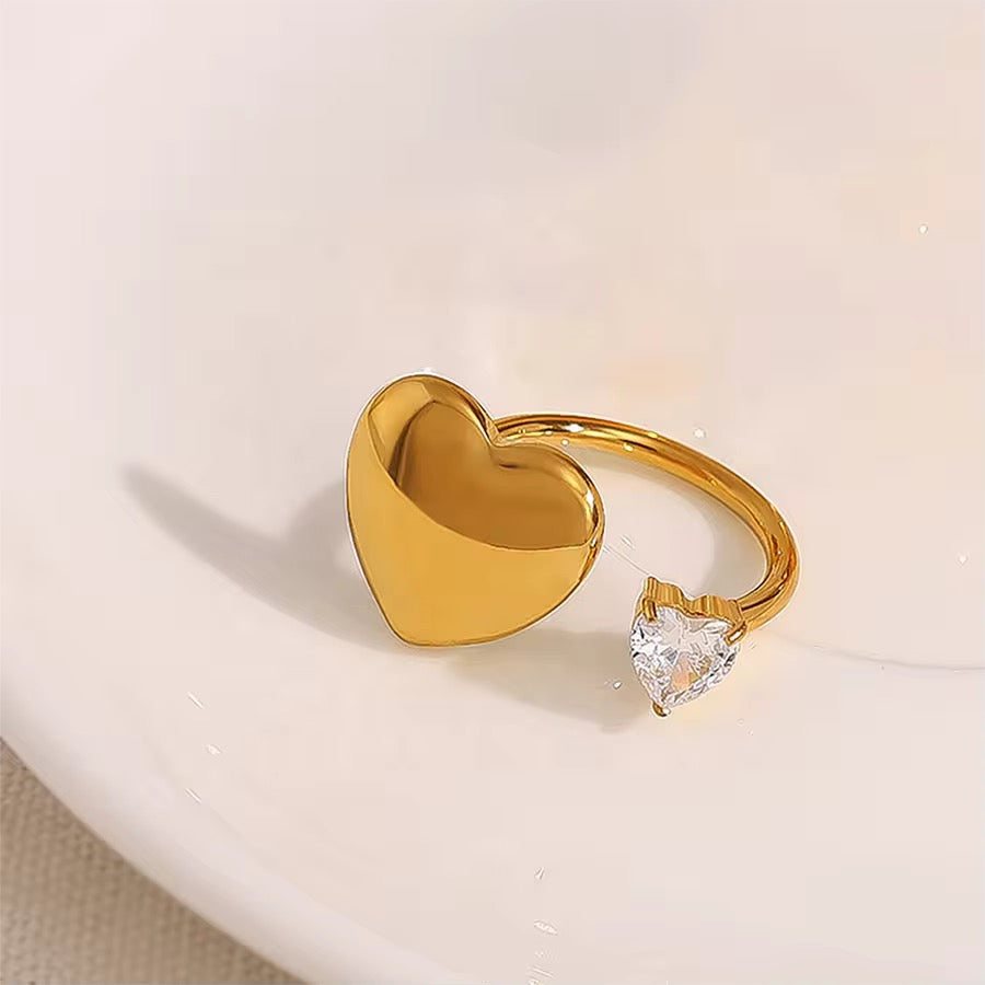 Double Heart Ring