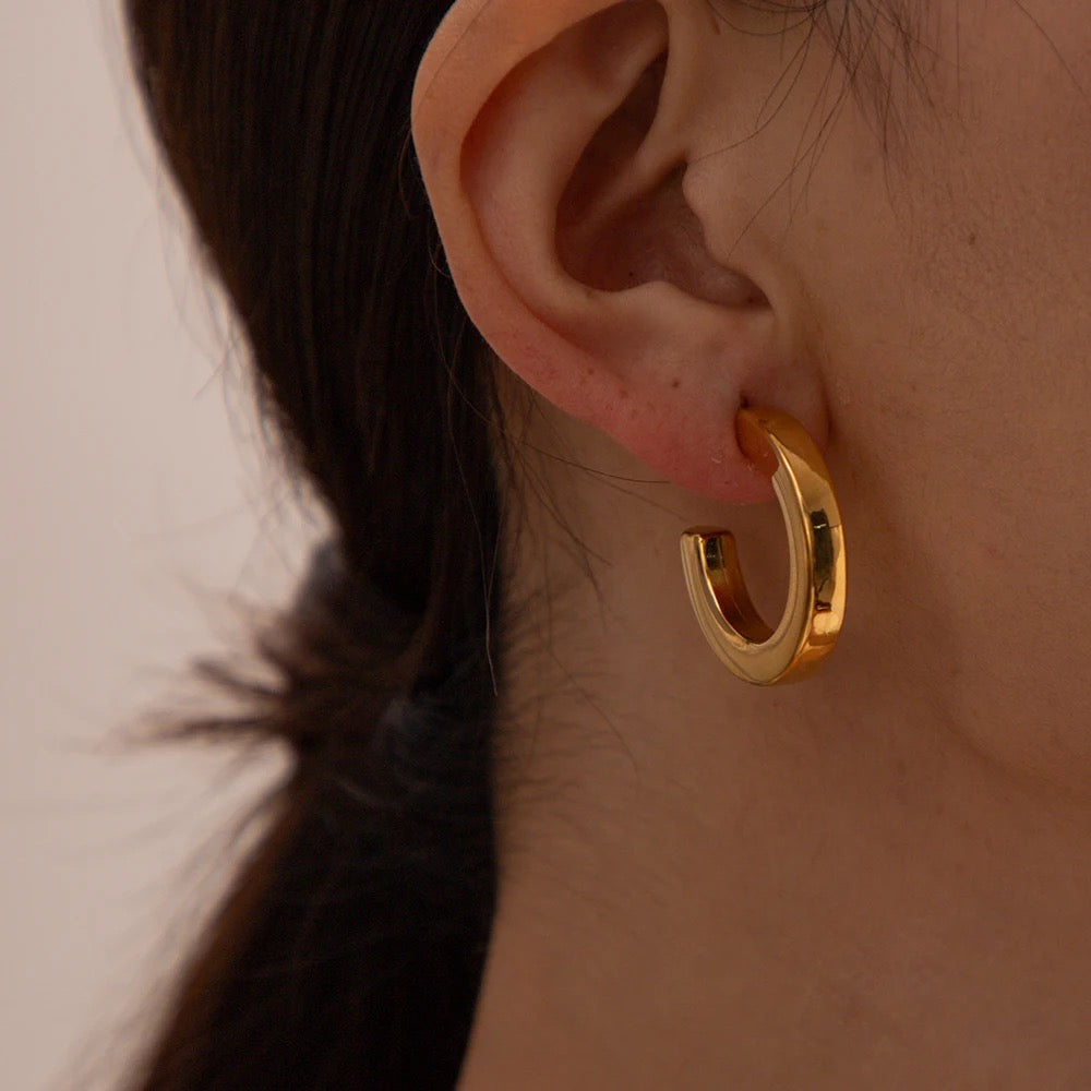 Plain Gold hoops