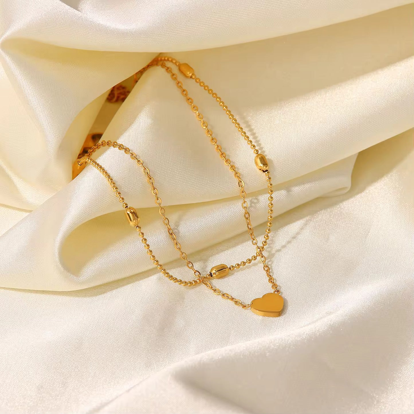 Love Double Layer Anklet