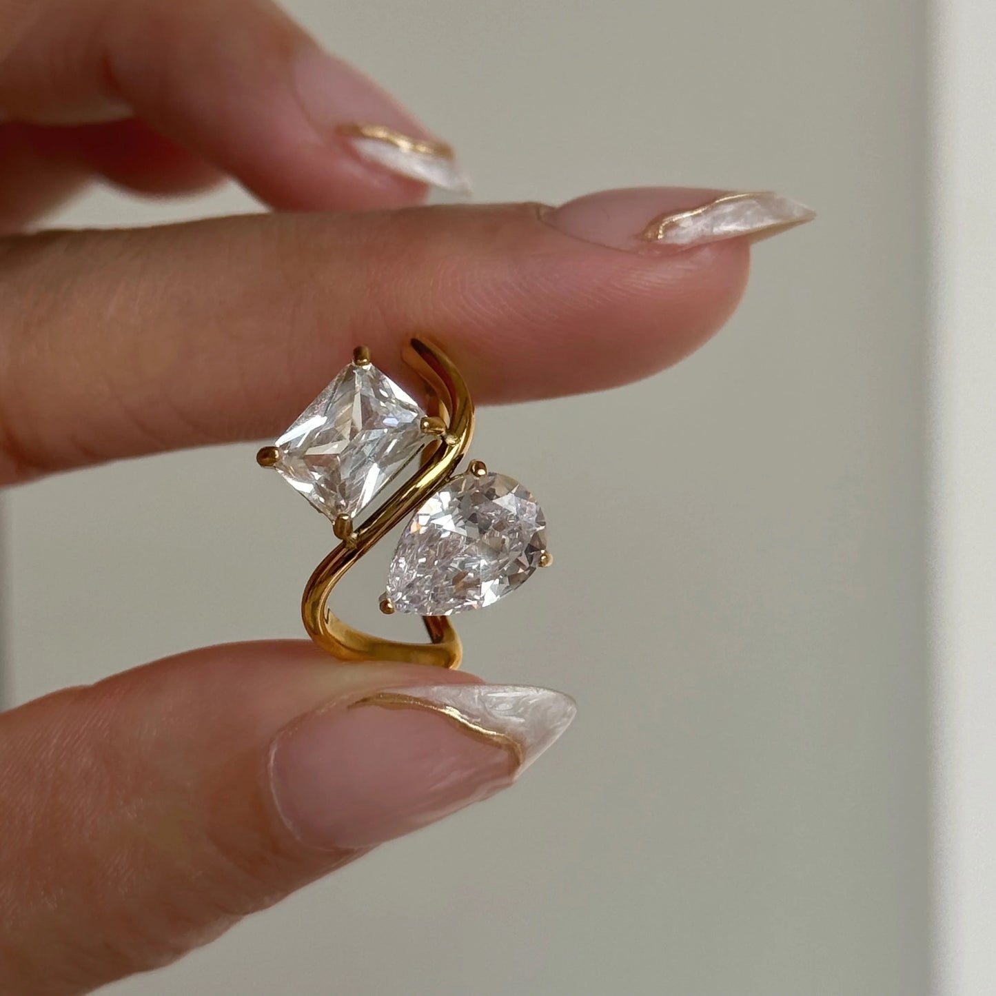 Splicing Diamond Ring