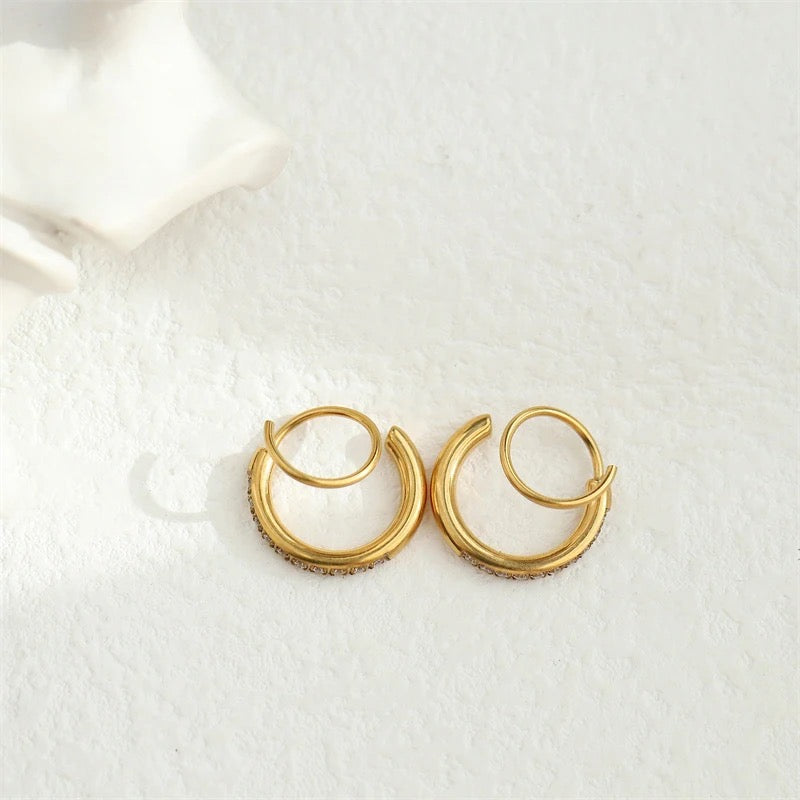 Spiral Dual Hoops