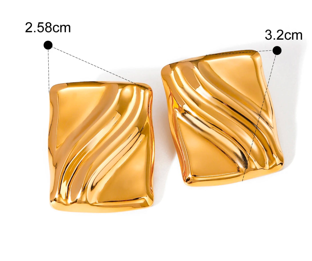 Rami Long Wave Studs