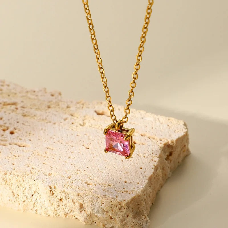 Pink Salina Necklace