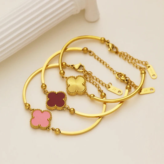 Single Clover Bangle