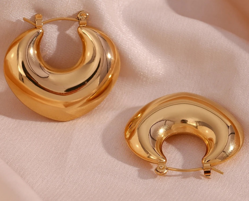 Valentine Solid Hoops