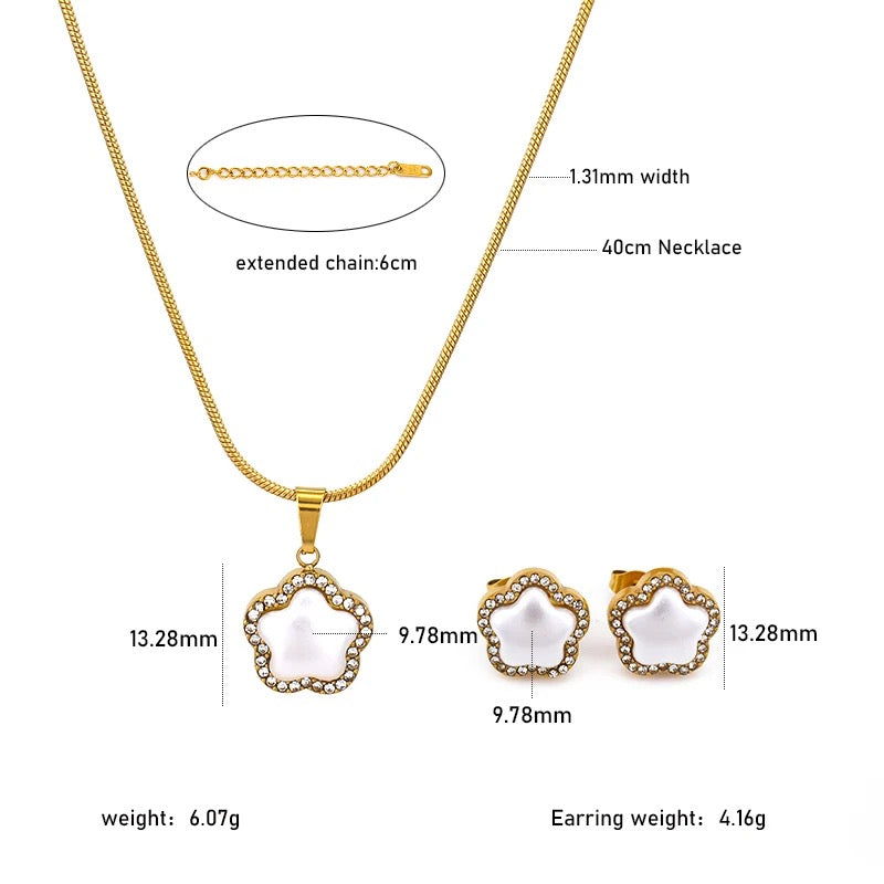 Micro Flower Gold Set