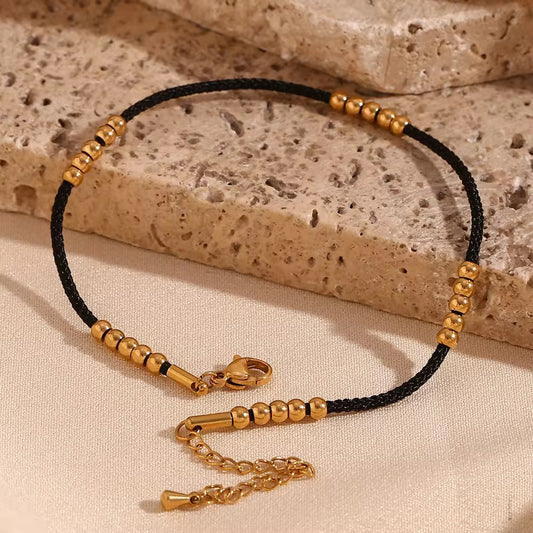 Black Thread Anklet