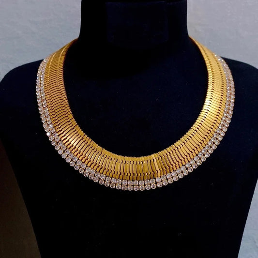 Luxe Vintage Zircon Necklace