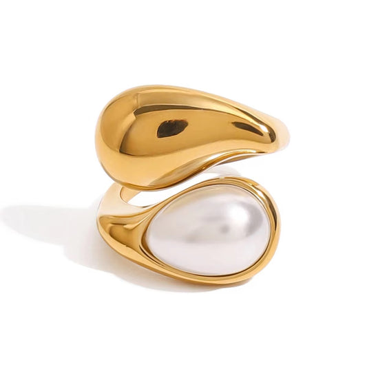 Pearl waterdrop Ring