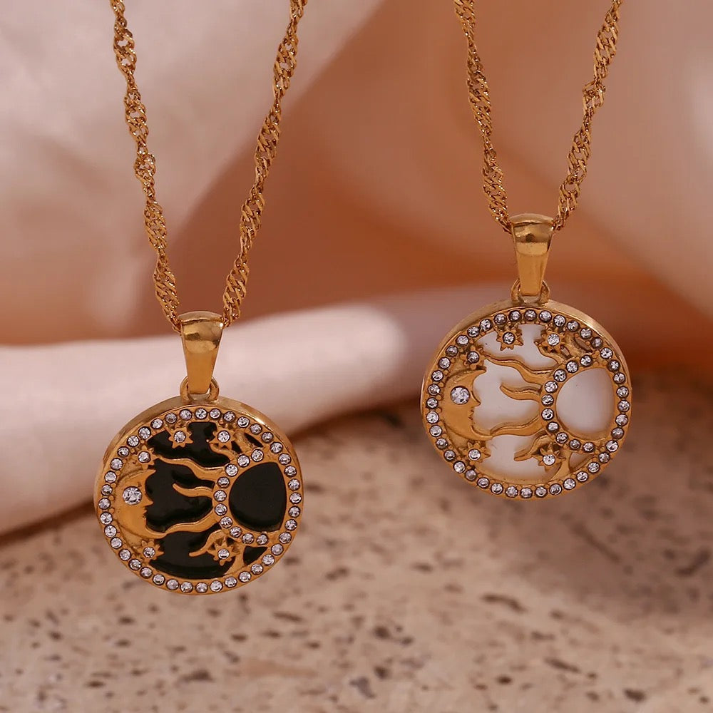 Moon Sun Necklace