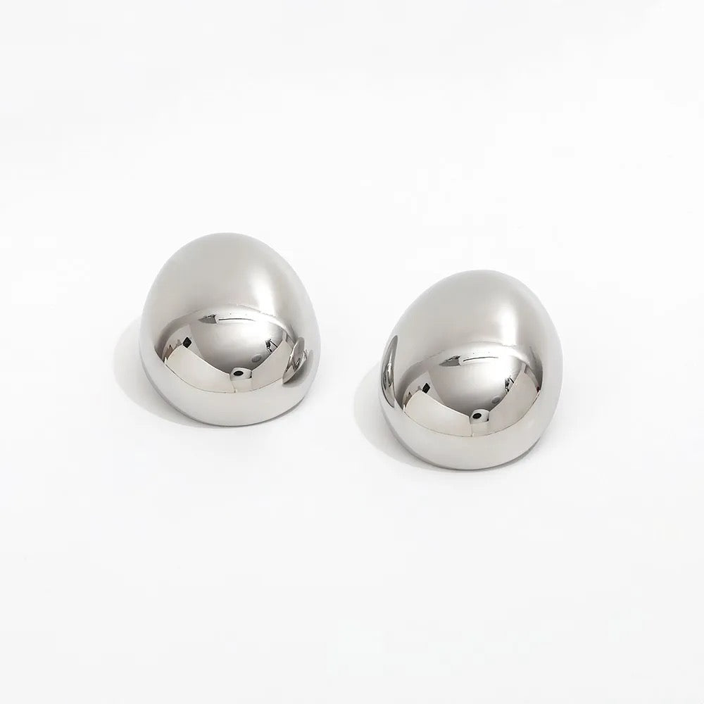 Smooth Oval Studs