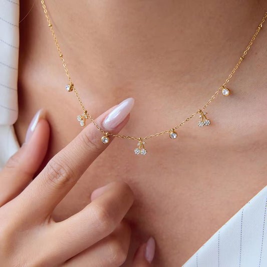 Cherry Charms Necklace
