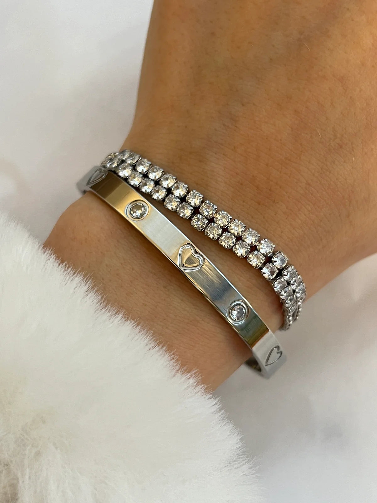 Adorn Double Tennis Bracelet