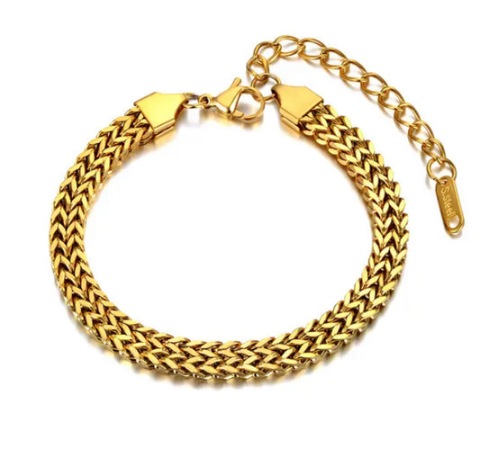 Rock Gold Bracelet