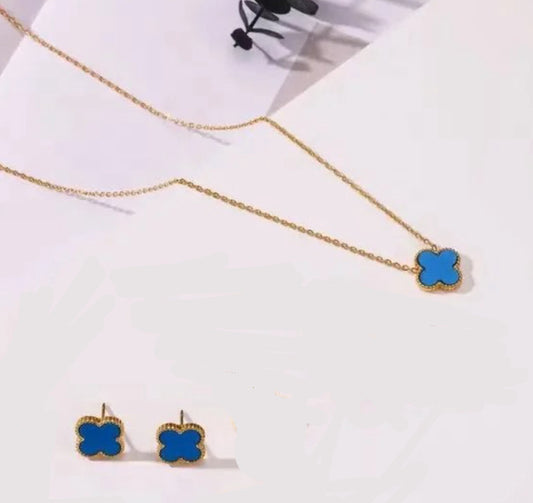 Royal Blue Clover Set