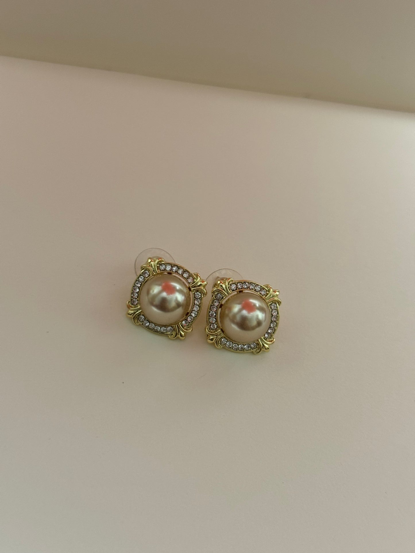 Coffee Pearl Studs