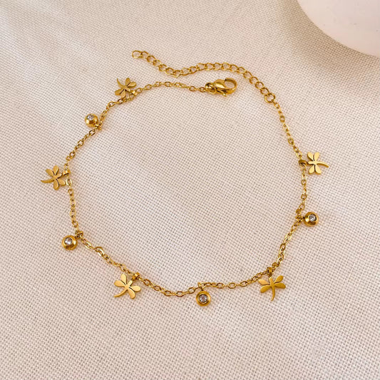Mini Butterfly Anklet